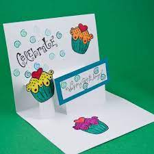 You can also make a smaller card by cutting the paper into a. Card Making Idea Step Pop Up Card Tutorial Card Making Birthday Birthday Card Pop Up Greeting Card Craft