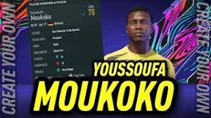 Fifa 21 players cards can have several designs and colours, making complex to understand the role of each item. Fifa 21 Create Your Own Youssoufa Moukoko Youtube