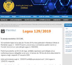 Preşedintele camerei deputaţilor, viorel hrebenciuc. Ceccar 2020 Comunicat Oficial Cu Privire La Legea Nr 129 2019 Prevenirea Èi Combaterea SpÄlÄrii Banilor Cabinetexpert Ro Blog Contabilitate