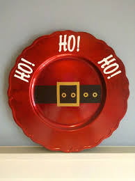 Decorative Christmas Plate By Thecricketscorner On Etsy 20 00 Christmas Plates Creative Christmas Silhouette Christmas