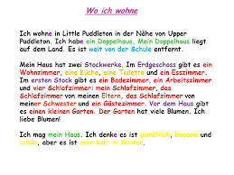 That means describe your house and is another common topic your teacher might have asked you to write about. Wo Liegt Dein Haus Mein Haus Liegt My House Is Ppt Video Online Herunterladen