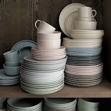 Hue White Dinner Plates Set Of Four Reviews Crate And Barrel Grey Dinnerware Green Dinnerware Blue Dinnerware