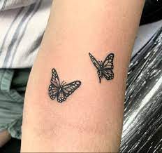 Small Butterflies Tattoo Tattoos Calves Tattoos Small Butterflies Tattoo