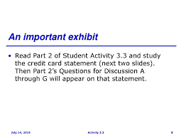 2.understanding your monthly credit card statement. Analyzing A Credit Card Statement Ppt Download