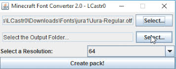 After creating, you can save the image or click on . Java Minecraft Font Converter Spigotmc High Performance Minecraft