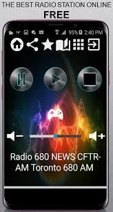 Its radio station and website are in all news format. Ca Radio 680 News Cftr Am Toronto 680 Am App Radio For Android Apk Download