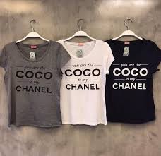 Tee Shirt Coco Chanel Roupas Looks Moda Moletons