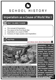 Study 5 5 motives for imperialism. Imperialism As A Cause Of World War Facts Worksheets Timeline