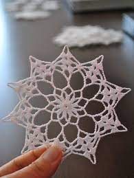 The Price Is For One Snowflake This Wonderful Handmade Crochet Lace Snowflakes Measures Weihnachtliche Hakelmuster Urlaub Hakeln Gestrickter Weihnachtsschmuck