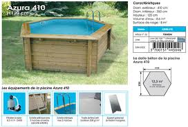 Piscine Bois Hexagonale Ubbink Azura 4 10 M Au Meilleur Prix Piscine Shop