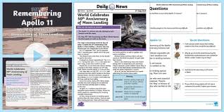 Displaying 162 questions associated with treatment. Uks2 50th Anniversary Of The Moon Landing Daily News Resource Pack English