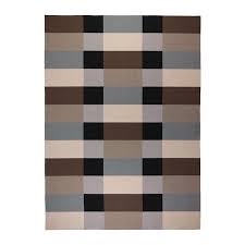 Stockholm Vloerkleed Glad Geweven Handgemaakt Geruit Geruit Bruin Bruin Ikea Tapete Da Sala De Estar Produtos Ikea Tapete Ikea