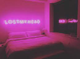 Vaporwave Room Will You Take Me To Wonderland Neon Bedroom Neon Room Decor Neon Room