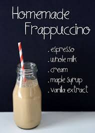 1 2 Cup Espresso Or Strongly Brewed Coffee 1 4 Cup 2 Tablespoons Whole Milk None Homemade Frappuccino Starbucks Drinks Recipes Starbucks Frappuccino Recipe