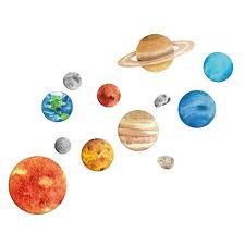 Solar System Wall Stickers Space Wall Sticker Planet Wall Etsy In 2020 Space Wall Decals Wall Stickers Space Wall Stickers Planets