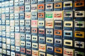 Cassette Tapes On Wall Attach With Carpet Adhesive Tape Music Wall Music Room Wall