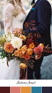 10 Stunning Autumn Wedding Colour Palettes Chic Vintage Brides Fall Wedding Color Palette Bridal Bouquet Fall Fall Wedding Bouquets