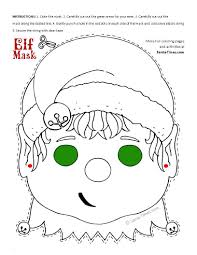 Free minion coloring pages to print. Christmas Elf Mask Free Printable Coloring Page Elf Coloring Elf Mask Elf Coloring Pages
