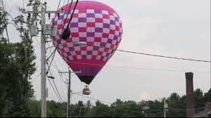 This gif by team17 has everything: Video Shows Hot Air Balloon S Fiery Crash Into Power Lines Abc News