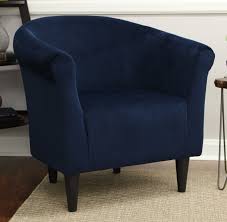 Mainstays Microfiber Bucket Accent Chair Navy Blue Walmart Com Accent Chairs Mainstays Furniture Chair