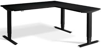 Corner desk design allows placement in tight spaces but provides plenty of work and storage space. Height Adjustable Corner Desks Rapid Office Reality