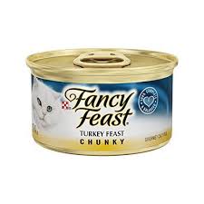 Cat Food Lids For 3 Oz Cans Fancy Feast Chunky Turkey Feast Canned Cat Food 24 3oz Cans By Fancy Feas Canned Cat Food Cat Food Reviews Fancy Feast Cat Food