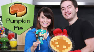 Now that you have filled the crafting area with the correct pattern, the pumpkin pie will appear in the box to. Minecraft Pumpkin Pie Ft Captainsparklez Nerdy Nummies Recipe Flow