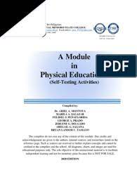 Learn vocabulary, terms and more with flashcards, games and other study tools. Pe 1 Self Testing Pdf Muscle Physical Fitness