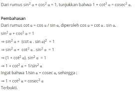 Check spelling or type a new query. Contoh Soal Dan Jawaban Tentang Identitas Trigonometri Brainly Co Id