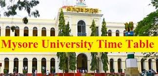 Rajasthan university ug pg time table 2021 pdf : Mysore University Time Table 2021 Download Ba Bsc Bcom Date Sheet