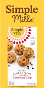 Simple mills almond flour baking mix, gluten free chocolate chip cookie dough mix, made with whole foods, 3 count (packaging may vary) : Amazon Com Simple Mills Almond Flour Chocolate Chip Cookies Gluten Free And Delicious Crunchy Cookies Organic Coconut Oil Good For Snacks Made With Whole Foods Pack Of 3 Packaging May Vary
