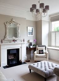 Grey And White Victorian Living Room London Living Room Living Room Color