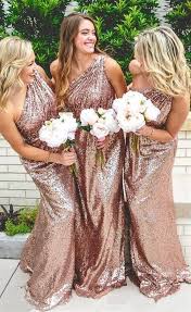 One Shoulder Shiny Sequins Bridesmaid Dresses Long Dress For Maid Of Honor Sparkly Bridesmaids Gold Sequin Bridesmaid Dress Rose Gold Sequin Bridesmaid Dress