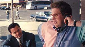 The wolf of wall street explores the effects of unrestrained money on ambitious, driven white collar salesmen, and, again, greed, gluttony and lust dominate their lives. Pastel Color Block Shirt Worn By Donnie Azoff Jonah Hill As Seen In The Wolf Of Wall Street Spotern