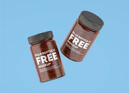 Free Amber Glass Capsule Pill Bottle Mockup Psd Set Good Mockups Bottle Mockup Pill Bottles Bottle