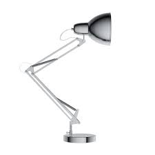 Shop for chrome table lamps at bed bath & beyond. Lavish Home 36 In Metal Chrome Led Architect Desk Lamp With Adjustable Swing Arm Hw1000024 The Home Depot