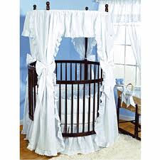 Looking for the perfect crib. Amazon Com Baby Doll Bedding Carnation Eyelet Round Crib Bedding Set White Baby