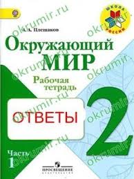 проект красная книга или возьмем под защиту 2 класс рабочая тетрадь Otvety K Rabochej Tetradi Po Okruzhayushemu Miru 2 Klass 1 Chast Pleshakov