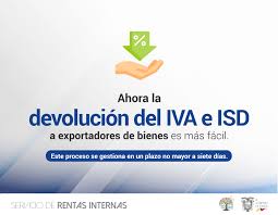 Para tener derecho a solicitar la devolución del iva, deberás haber pagado más iva del que has cobrado a lo largo del año. Devolucion Iva E Isd Contributacion S A Facebook