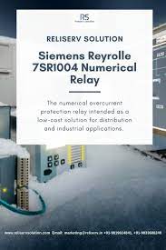 Siemens 7sr1004 Overcurrent Protection Numerical Relay In 2021 Siemens Relay Protection