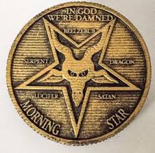 Cool and shiny, great gift for birthday, christmas or other. Ligong 2pcs Satan Coins Lucifer Pentecostal Coin Cosplay Accessories Movie Costume Prop Toys Games Coin Collecting