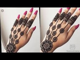 Beautiful Jewellery Mehndi For Back Hand Navratri Special Easy Mehndi For Back Side Of Hands Youtube In 2020 Mehndi Simple Henna Designs Mehndi Designs