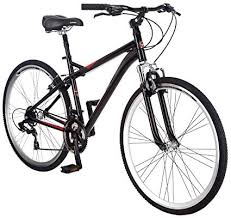 schwinn siro comfort hybrid bikes lightweight aluminum frame front suspension fork padded seat 21 speed shimano drivetrain and 700c wheels great