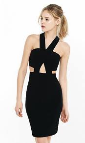 Womens New Arrivals Fashion Express Dresses Midriff Dress