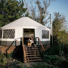 If you are a beginner, purchase a yurt kit to easily build your structure. Move Into A Modern Foliage Filled Yurt Sunset Magazine