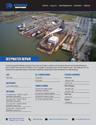 Facility Spec Sheets • Conrad Shipyard