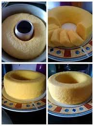 Remove the biscuit cake from the pan and slice in half horizontally with a serrated knife, being careful to keep the biscuits together. Resep Bolu Kukus Jerman Keju Resep Masakan Natal Kue Tulban Resep Biskuit