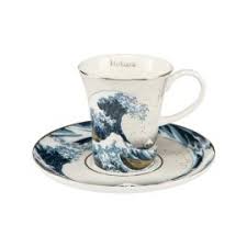 Stackable espresso cups set,matt porcelain cappuccino cups with metal stand rack,8 ounce pattern coffee cup,set of 4 stainless steel espresso cups: Buy Espresso Cups Online At Best Prices In Uae Tavola