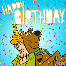 Funny Happy Birthday Message For Kids Pin By Brian On Scooby Doo Birthday Cartoon Scooby Doo Birthday Party Scooby Doo Images
