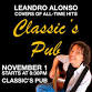 Leandro Alonso at Classic's Pub event image